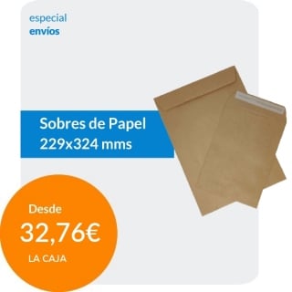 250 Sobres de Papel con...