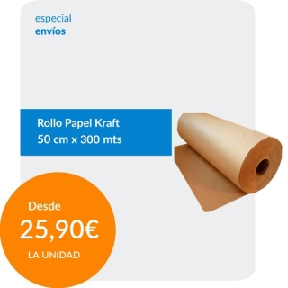 Rollo papel Kraft 50cm x...
