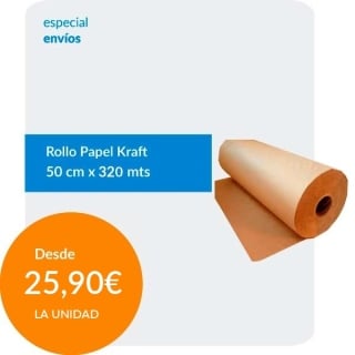 Rollo papel Kraft 50cm x...