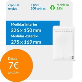100 Sobres Acolchados con...