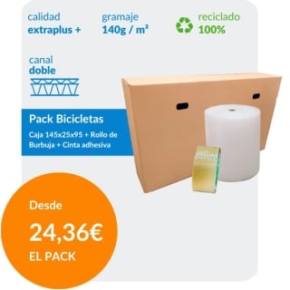 Pack Caja para Bicicletas...