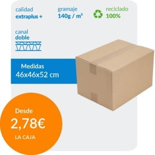 Cajas de Cartón para Mudanzas, Packs y Accesorios - Caja Cartón Embalaje  .Com