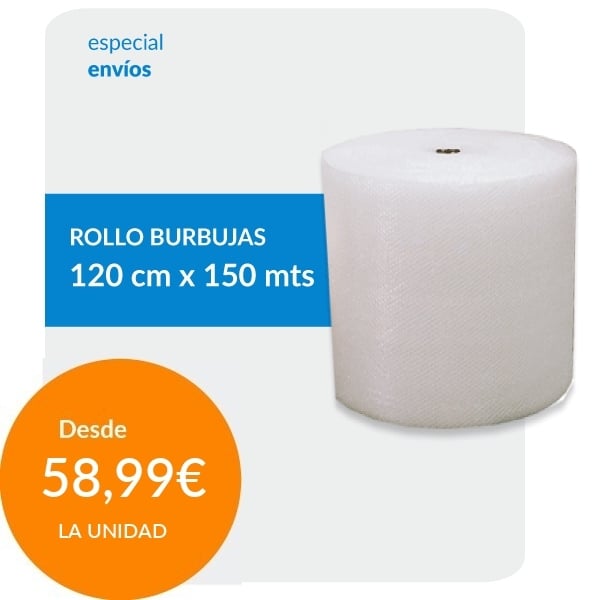 TIENDA EURASIA® Rollo Plastico de Burbujas para Embalaje Maxima Proteccion  Varias Medidas, burbuja para mudanza