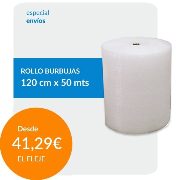 Rollo Burbupack Burbuja Plastica para Embalaje 100cm x 10mts - Promart