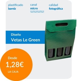 Estuche para 3 Botella de...