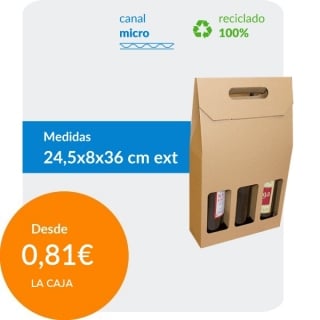 Cajas de Cartón para 3...