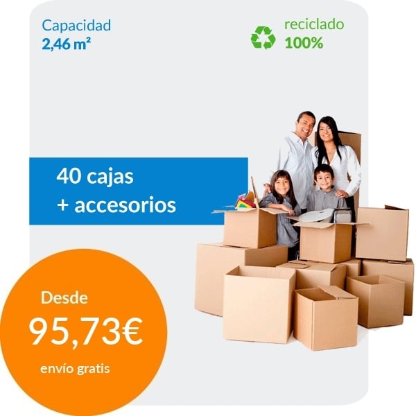 Pack para Mudanzas Ahorro - Caja Cartón Embalaje .Com