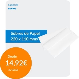 500 Sobres de Papel con...