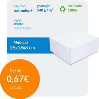 Caja Automontable Blanca...